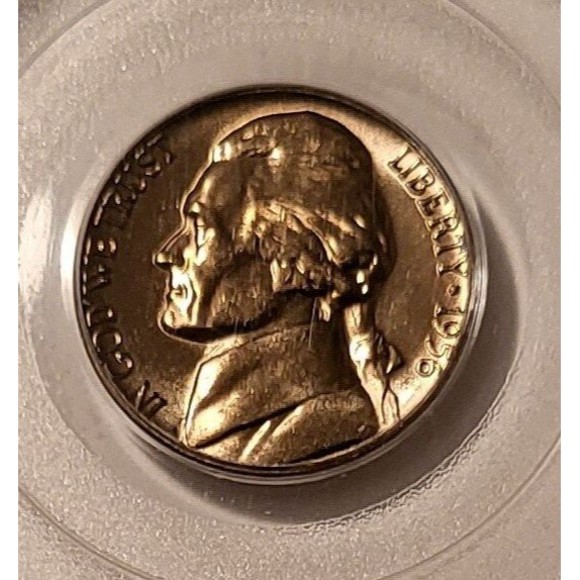 1956 Jefferson Nickel MS65 PCGS - Picture 3 of 4